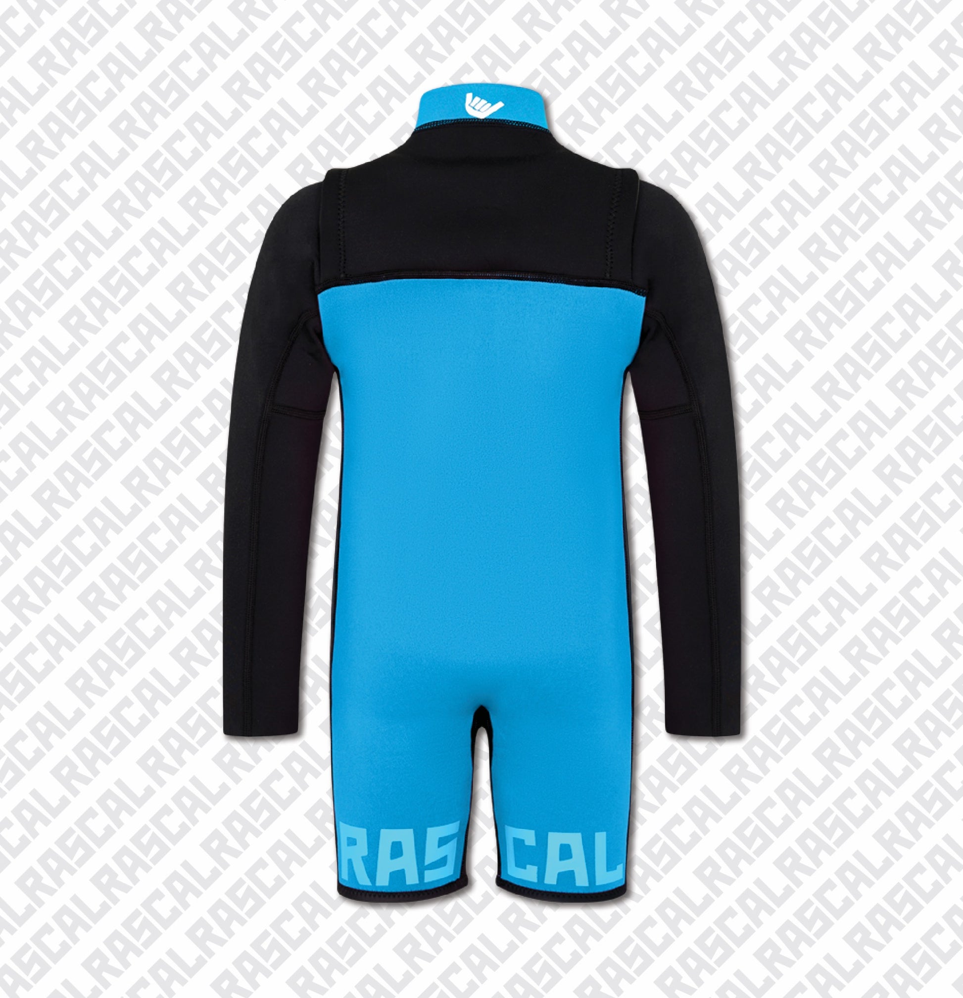 Lightning Sleeve Blue Summer Wetsuit 2mm