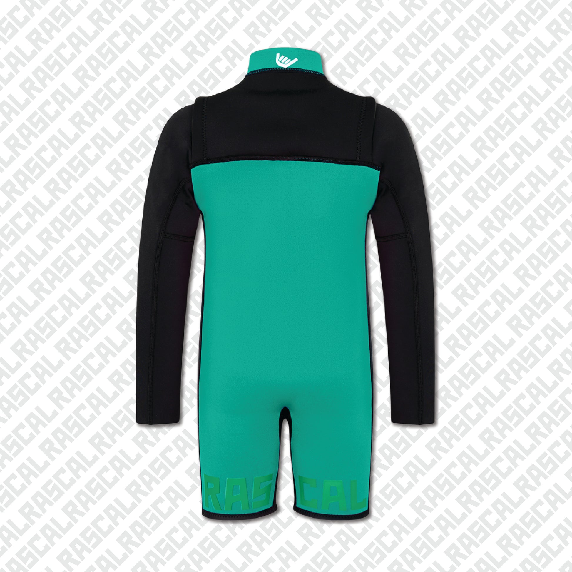 Lightning Sleeve Green Summer Wetsuit 2mm