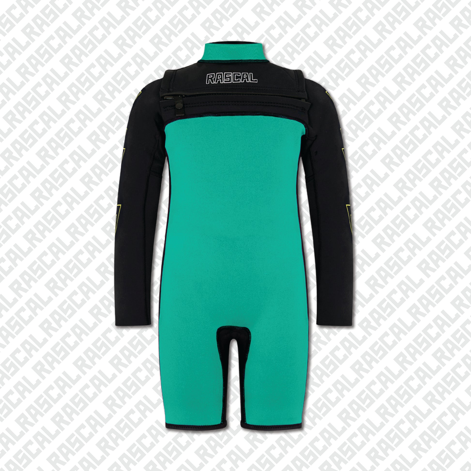 Lightning Sleeve Green Summer Wetsuit 2mm