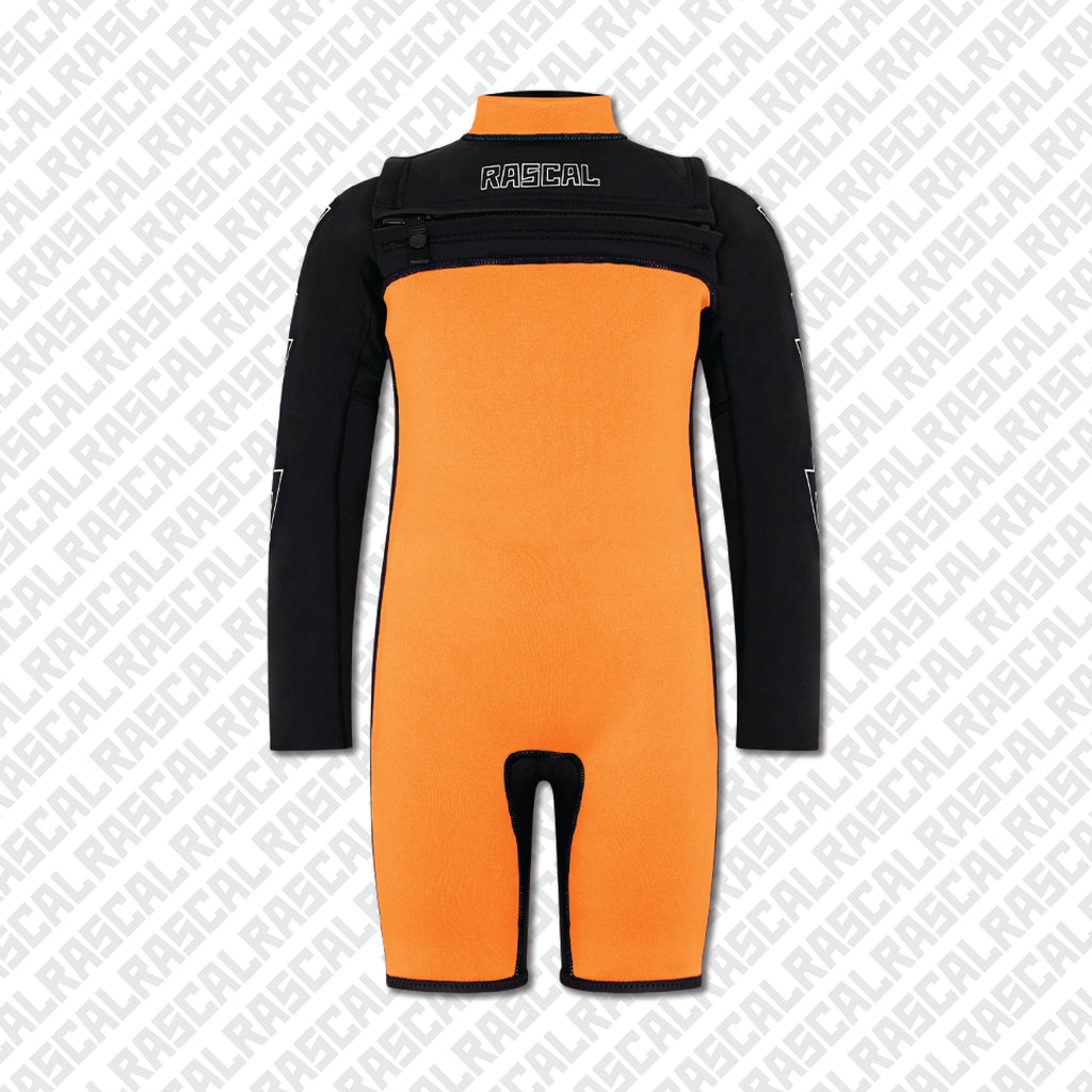 Lightning Sleeve Orange Summer Wetsuit 2mm