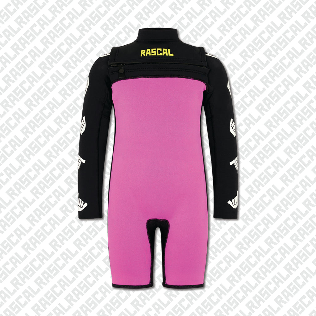Shakka Sleeve Pink Summer Wetsuit 2mm