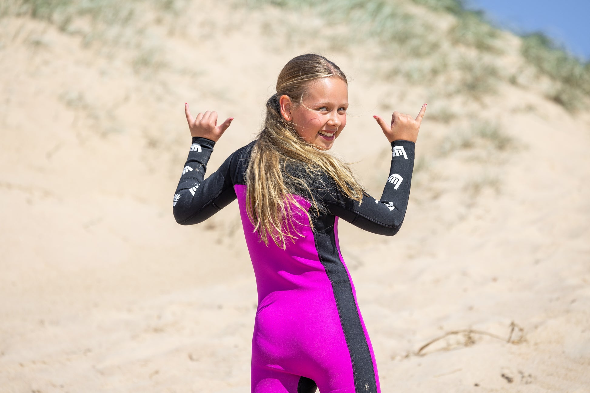 Shakka Sleeve Pink Summer Wetsuit 2mm